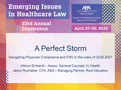 Emerging Issues in Healthcare Law
